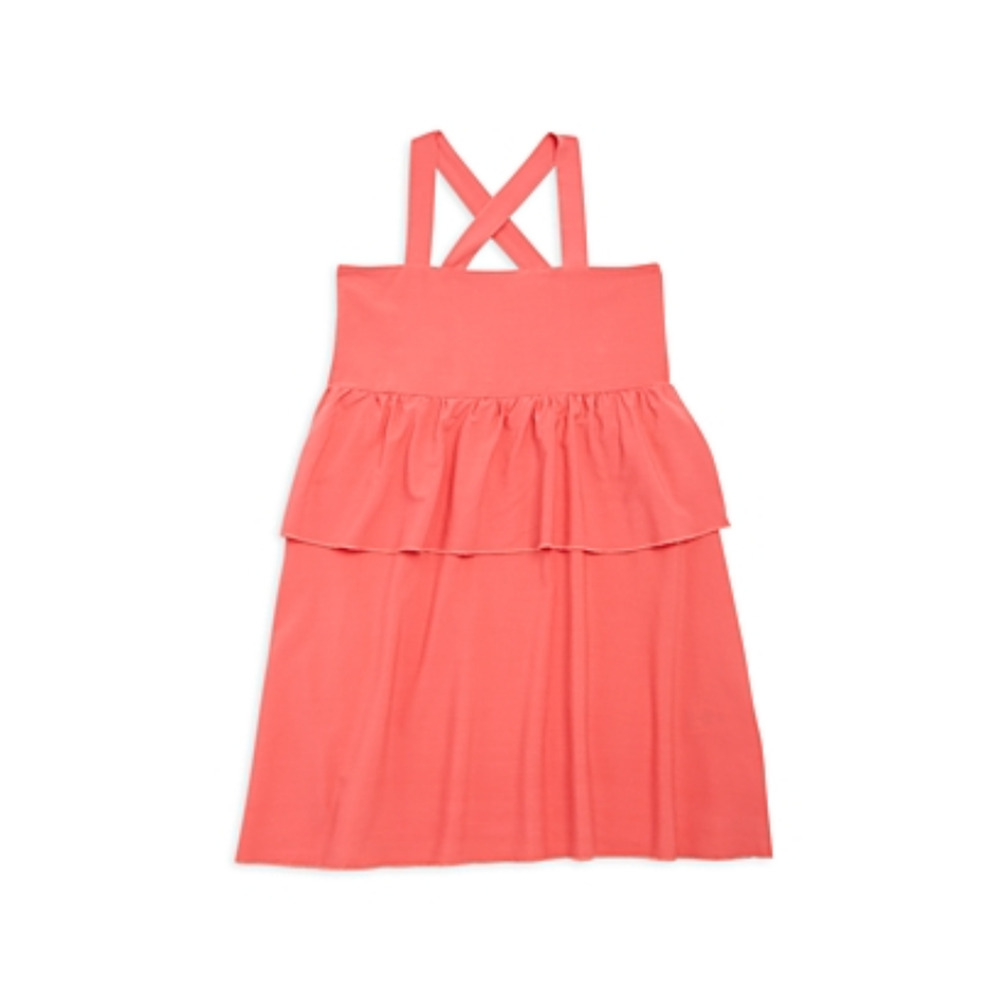 Chaser Girls' Coastal Cloth Flouncy Sundress Pink Size 10 2664